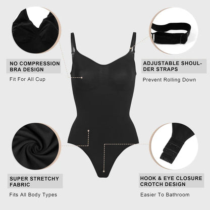 Seamless One Piece Body Shaper