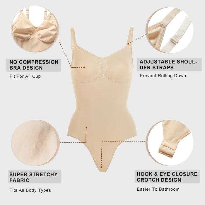 Seamless One Piece Body Shaper