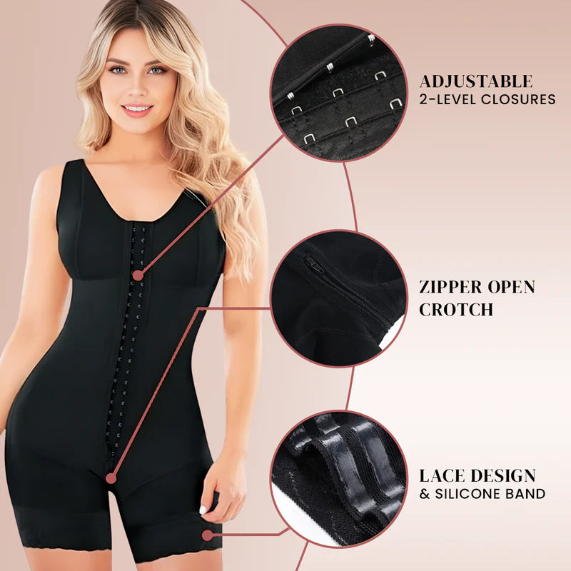 Women’s Body Shaper – Seamless Full Body Faja with Butt Lift - Colombian Faja