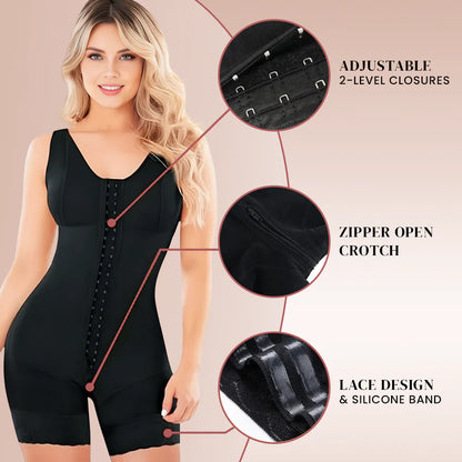 Women’s Body Shaper – Seamless Full Body Faja with Butt Lift - Colombian Faja